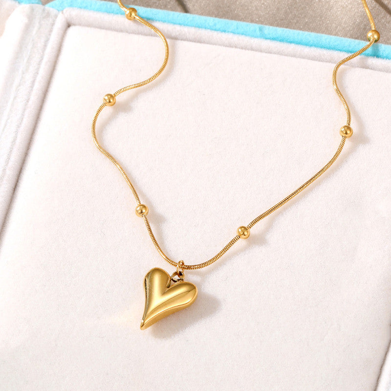 Celeste Heart Necklace Anti Tarnish