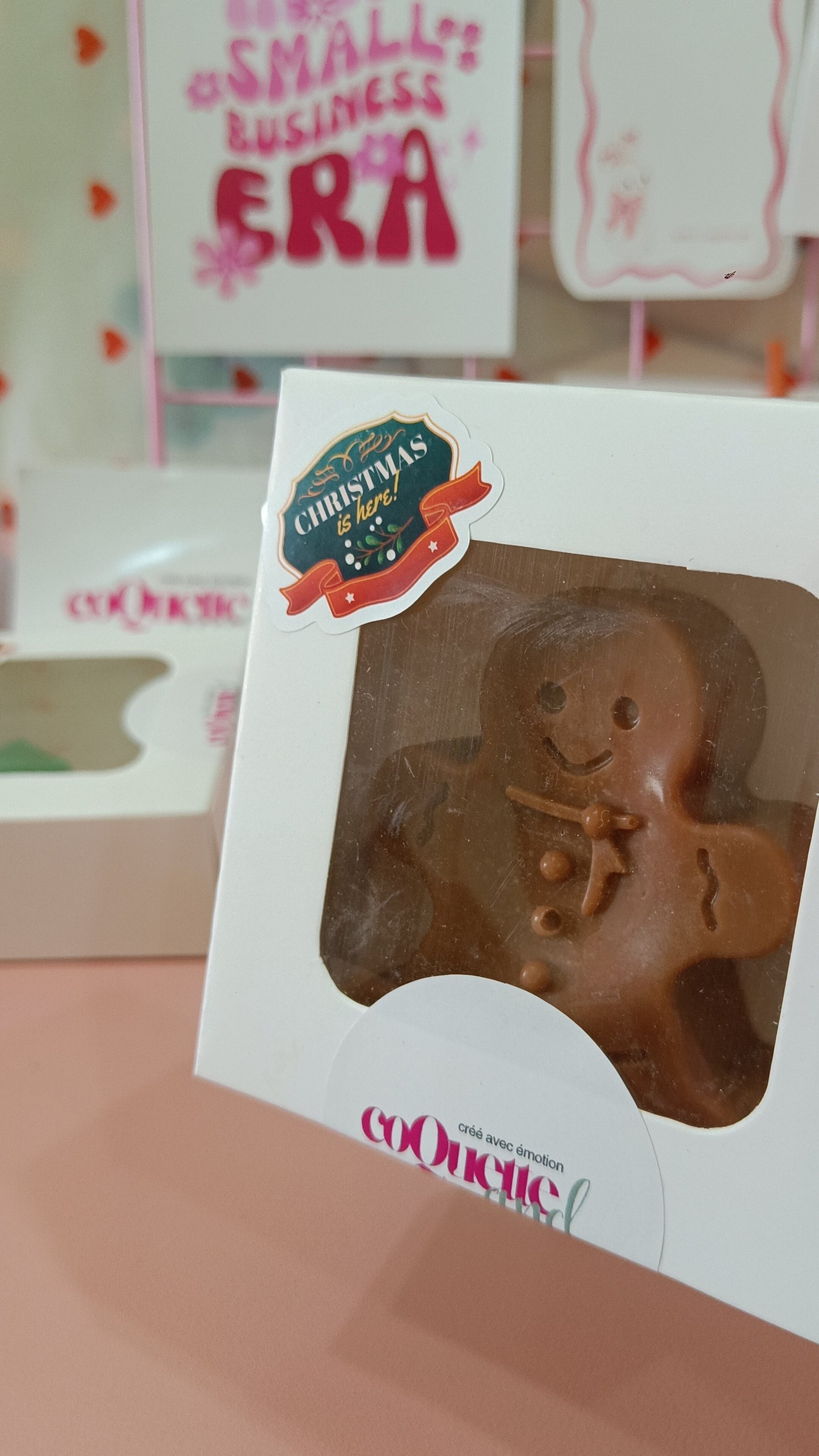 Gingerbread Man Candle for Christmas
