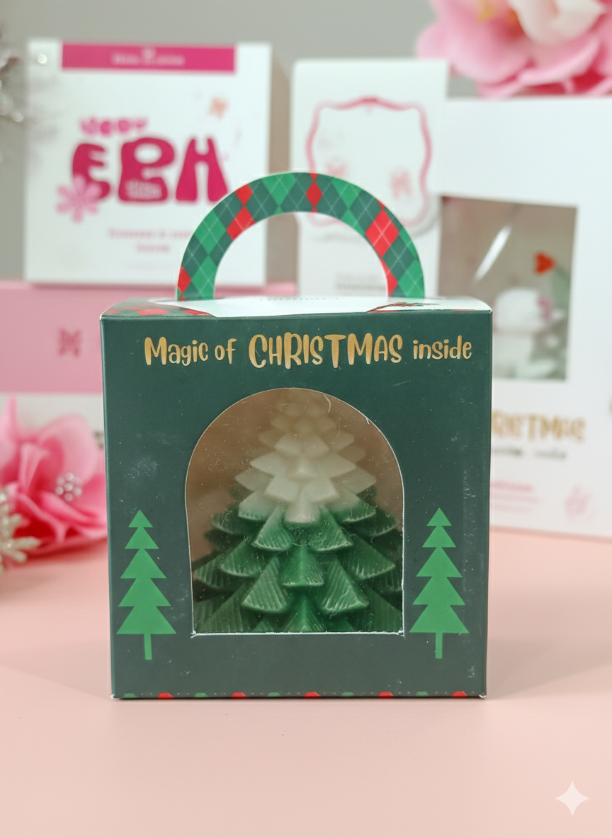 Christmas Tree Candle (dual colour)