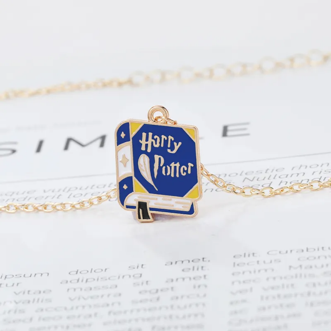 Harry Potter Enchanted Spellbook Pendant Necklace