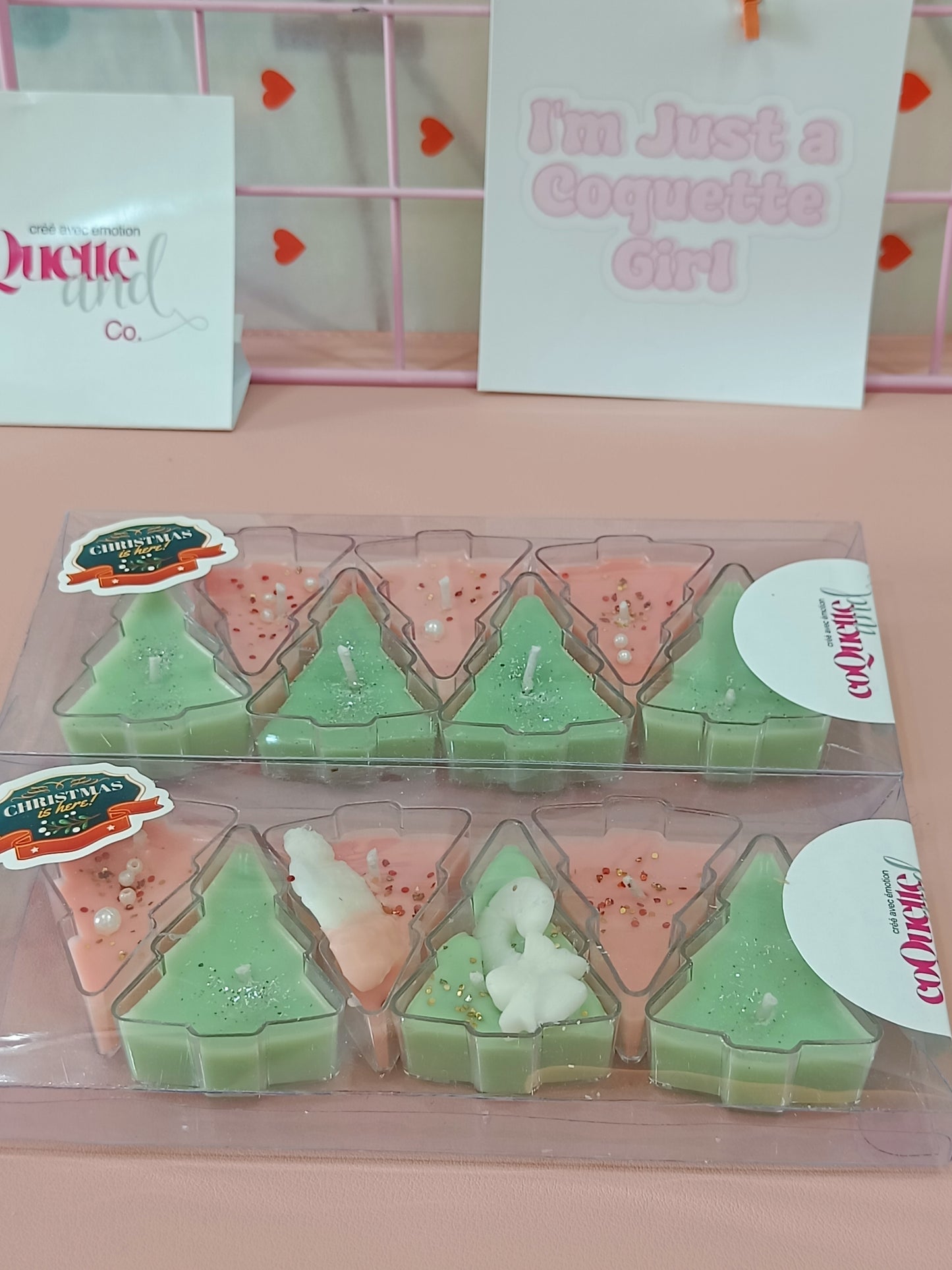 Christmas Tea light candles (set of 6)