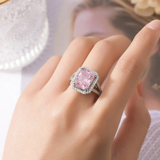 Blush Ice Pink Anti Tarnish Finger Ring