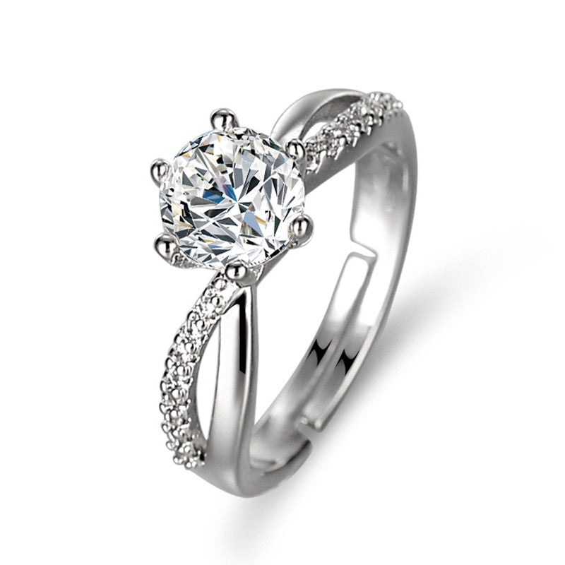 Eternal Glow Anti Tarnish Solitaire Finger Ring