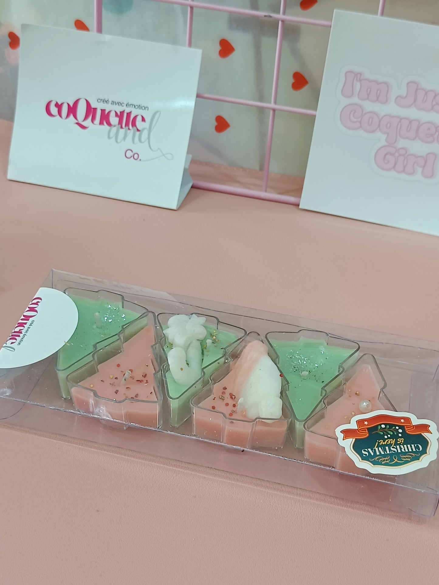 Christmas Tea light candles (set of 6)