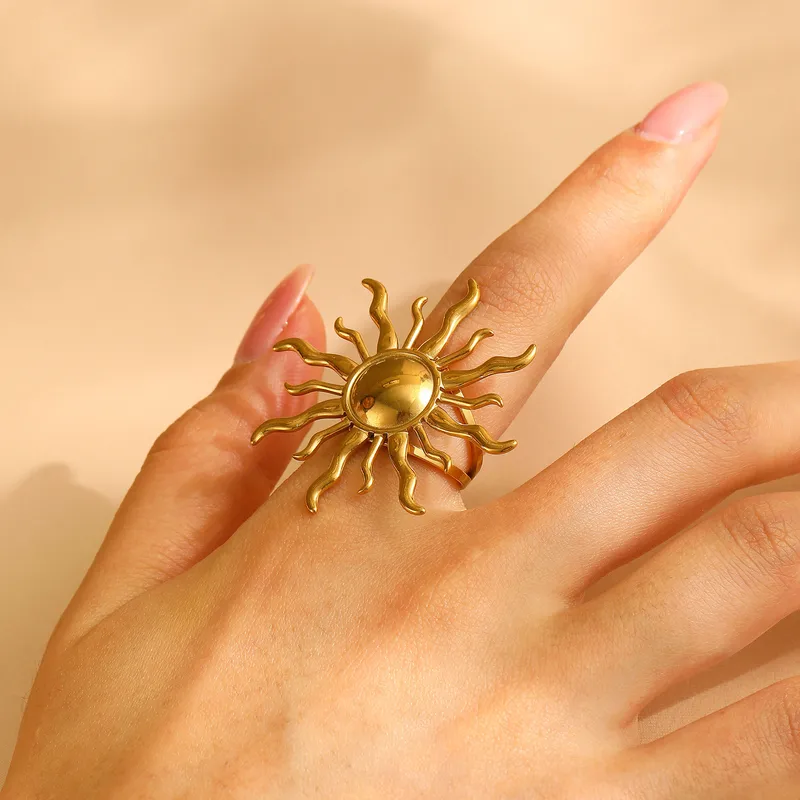 Solar Radiance Statement Anti Tarnish Ring