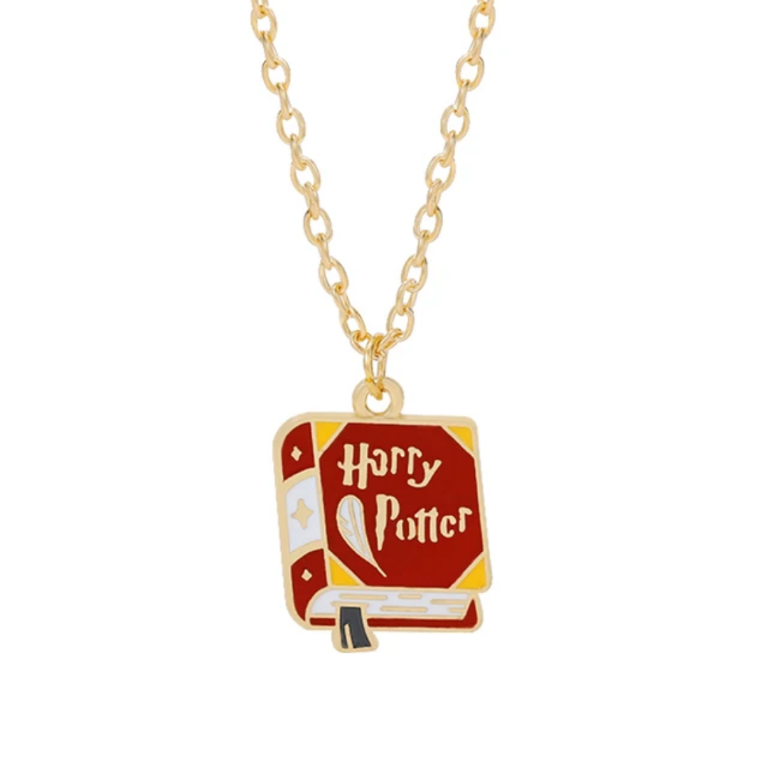 Harry Potter Enchanted Spellbook Pendant Necklace