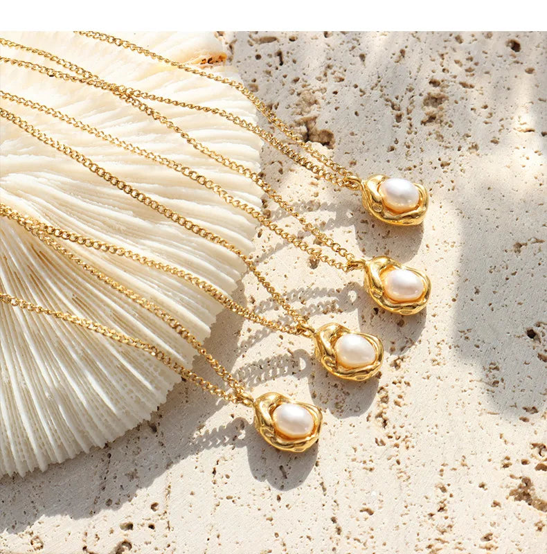 Eterna Pearl Necklace Anti Tarnish