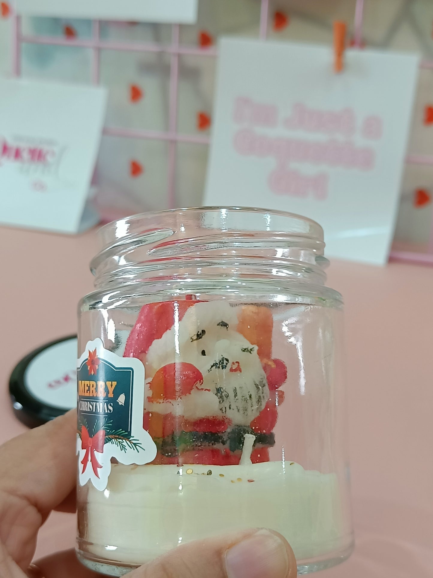 Santa in a Jar Candle