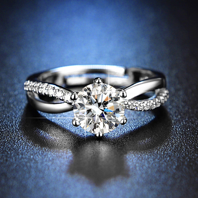 Eternal Glow Anti Tarnish Solitaire Finger Ring