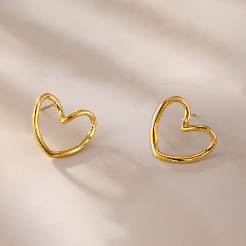 Eternal Heart Luxe Studs Anti Tarnish Earrings