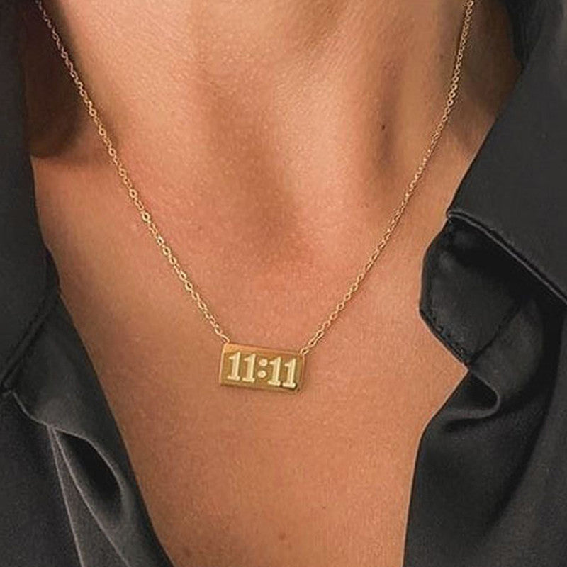 11:11 Angel Make A Wish Anti Tarnish Necklace