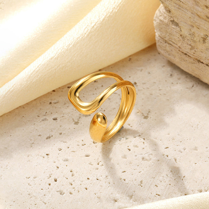 Irregular Shape Anti Tarnish Finger Ring