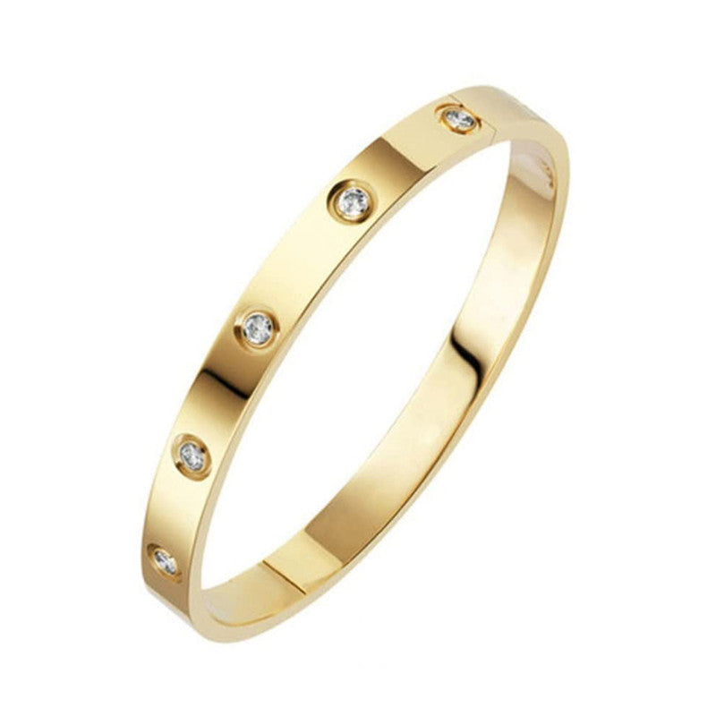 Luxe Signature Studded Bangle
Anti Tarnish Bracelet