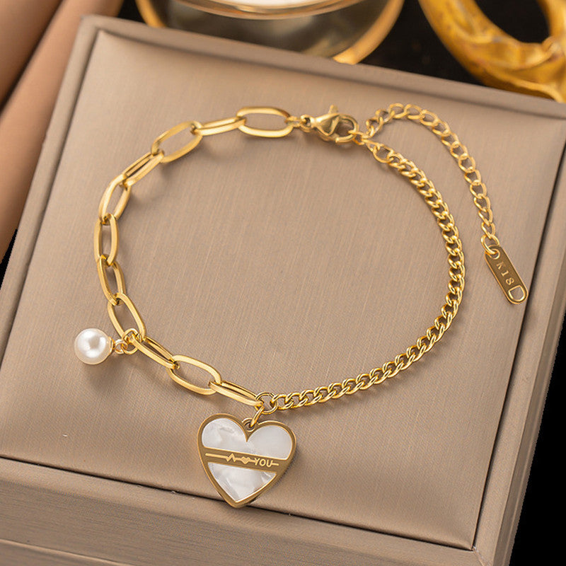 Love wrap heart Bracelet Anti Tarnish