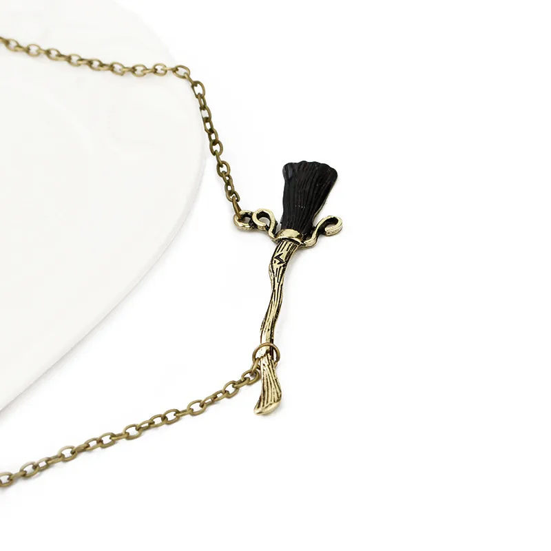 Harry Potter Nimbus 2000 Broomstick Pendant Necklace