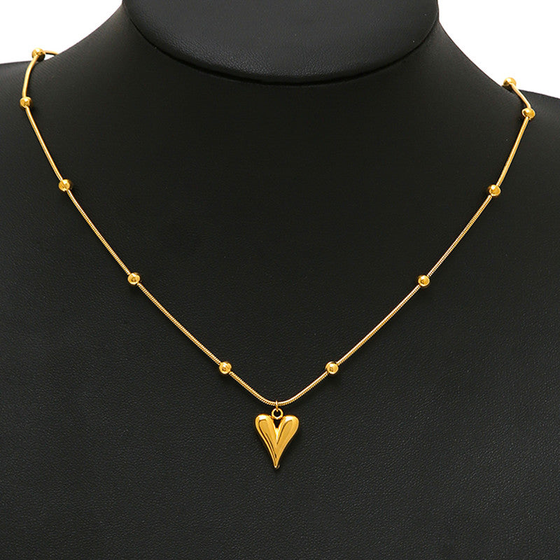 Celeste Heart Necklace Anti Tarnish