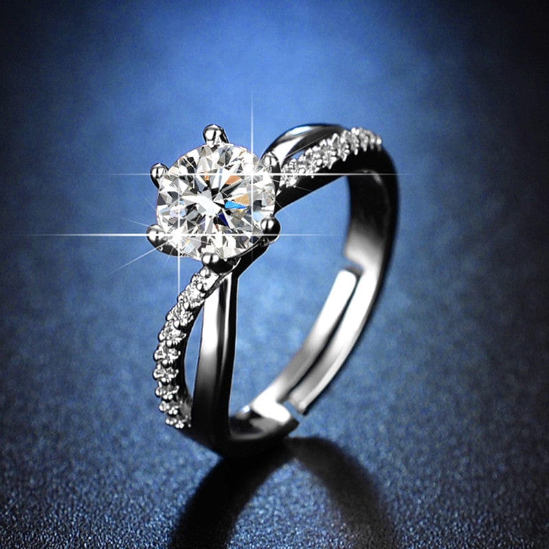 Eternal Glow Anti Tarnish Solitaire Finger Ring