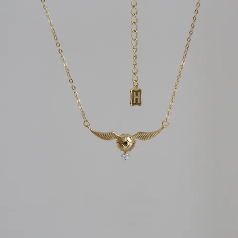 Enchanted Snitch Harry Potter Anti Tarnish Pendant Necklace