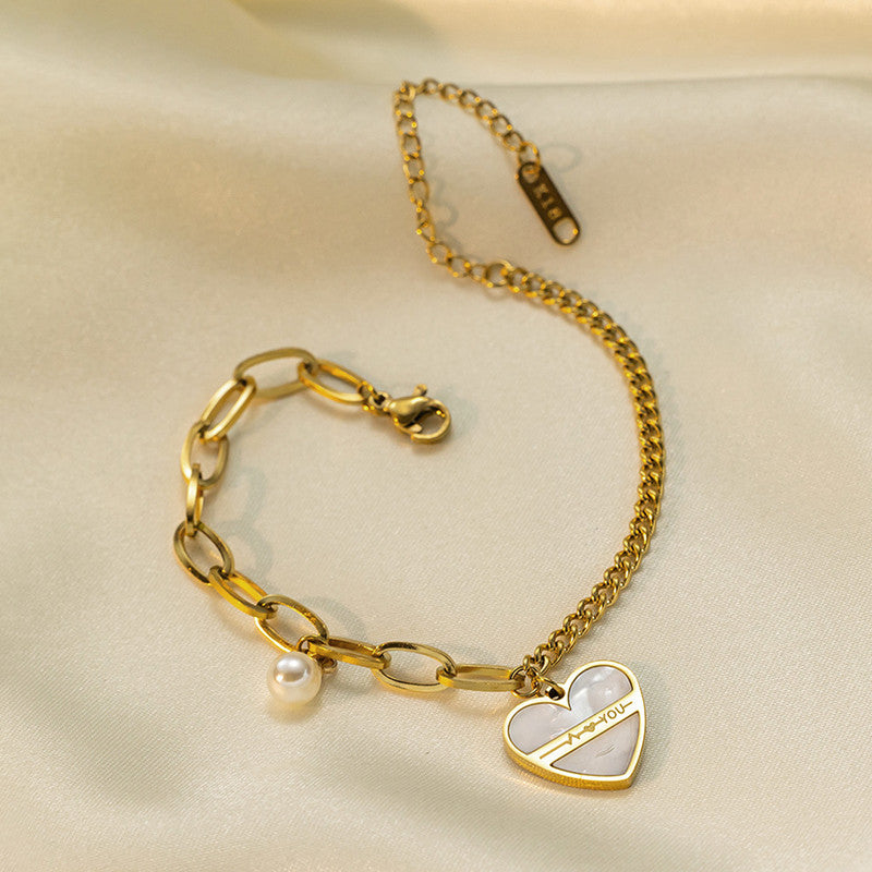 Love wrap heart Bracelet Anti Tarnish