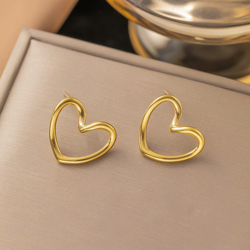 Eternal Heart Luxe Studs Anti Tarnish Earrings