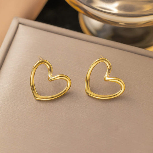 Eternal Heart Luxe Studs Anti Tarnish Earrings