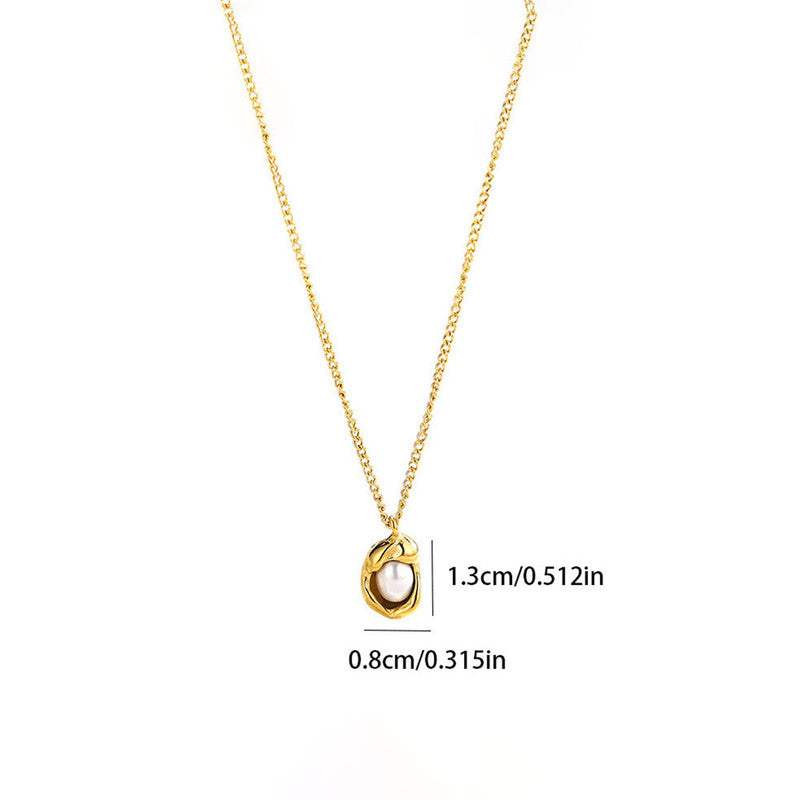 Eterna Pearl Necklace Anti Tarnish