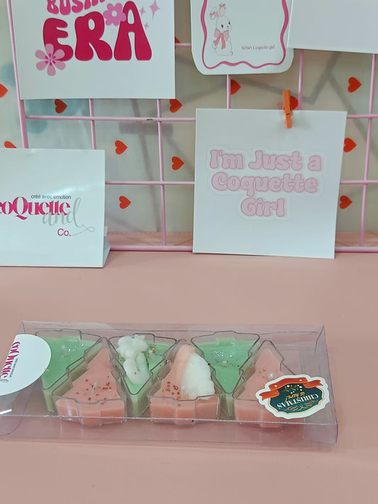 Christmas Tea light candles (set of 6)