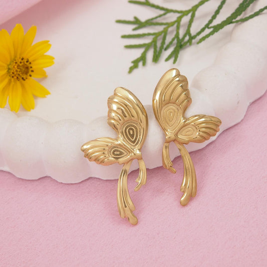 🦋 Celeste Butterfly Stud Earrings Anti Tarnish