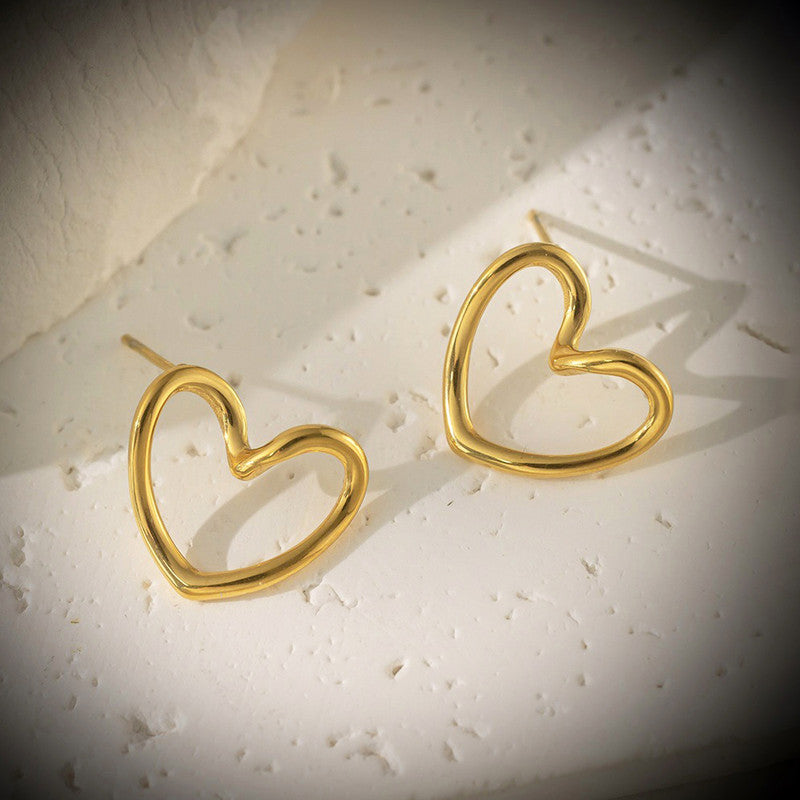 Eternal Heart Luxe Studs Anti Tarnish Earrings