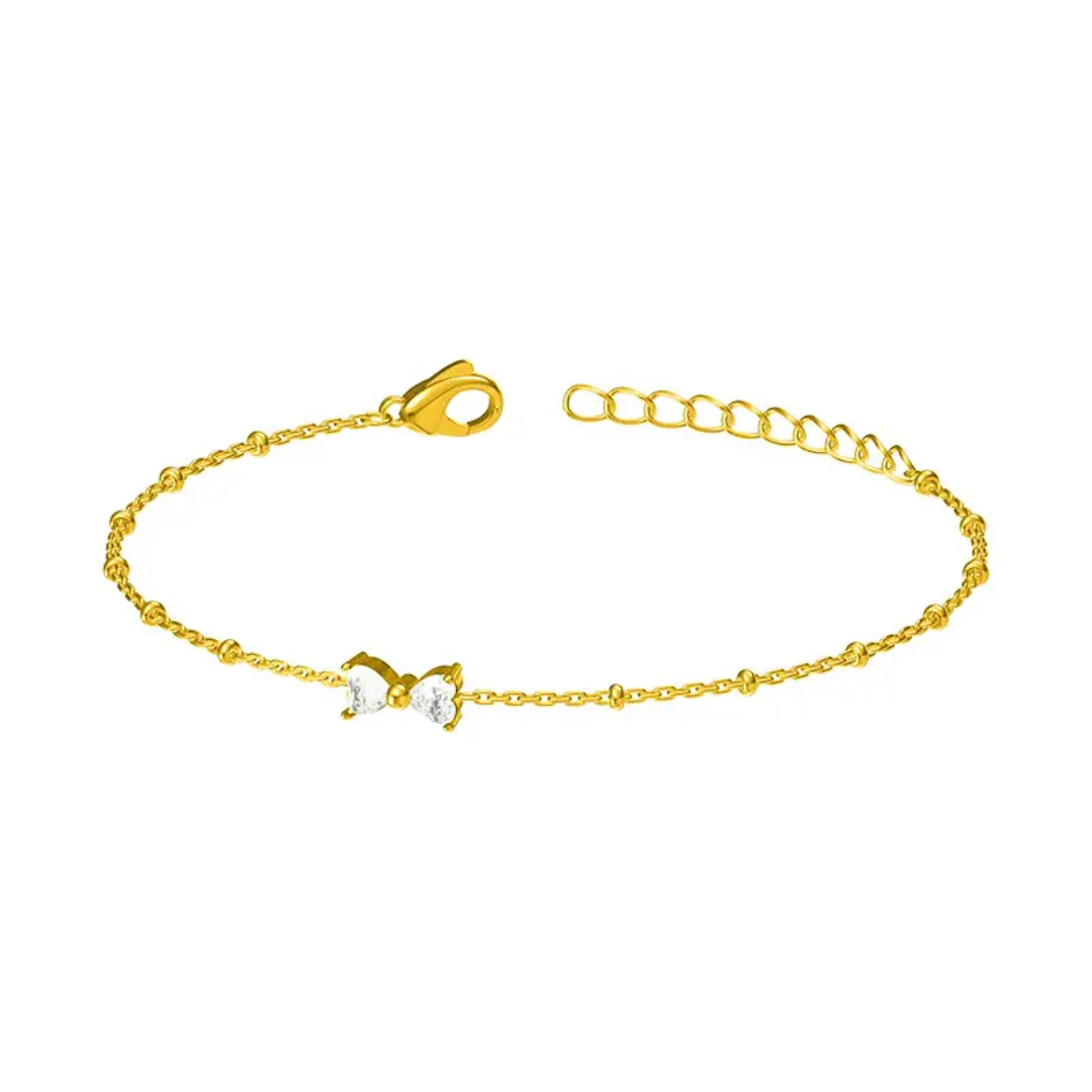 Sparkle Bow tie Anti Tarnish Bracelet