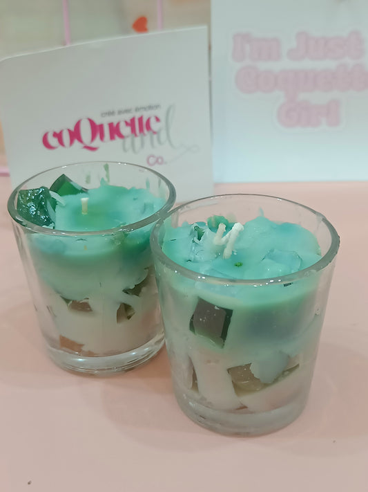 That Macha Glow candle