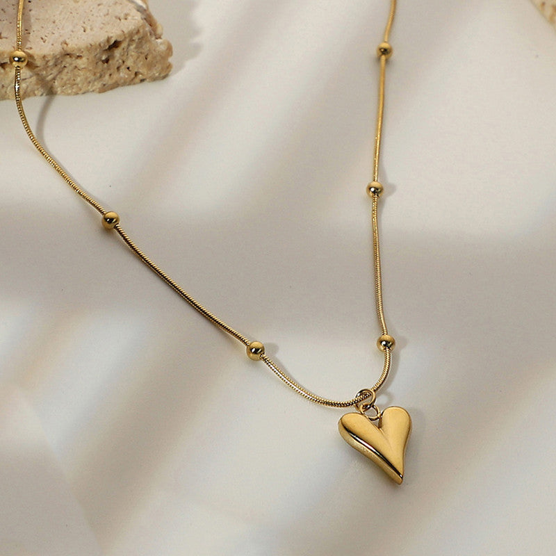 Celeste Heart Necklace Anti Tarnish