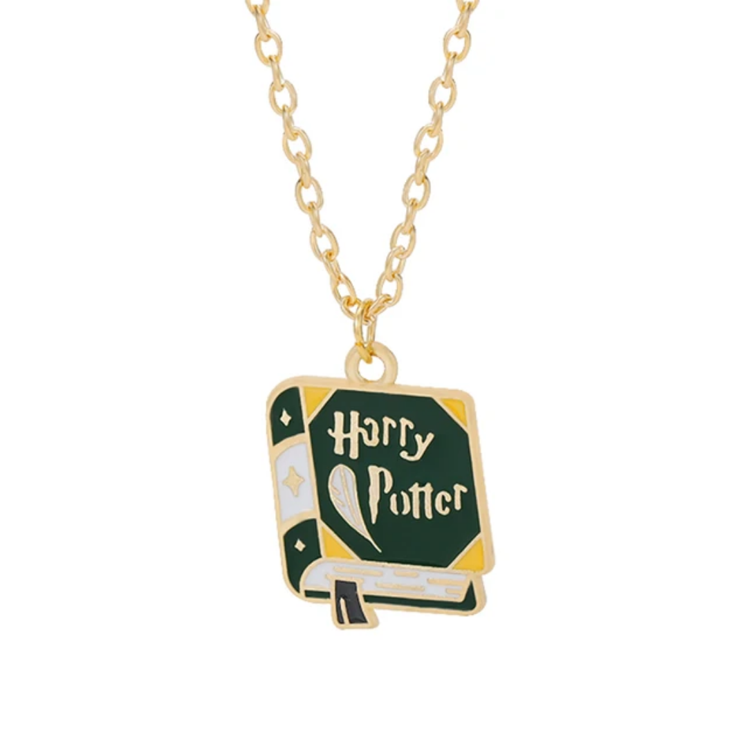 Harry Potter Enchanted Spellbook Pendant Necklace