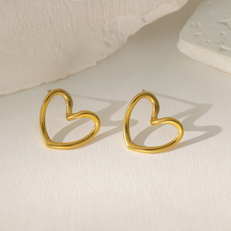 Eternal Heart Luxe Studs Anti Tarnish Earrings