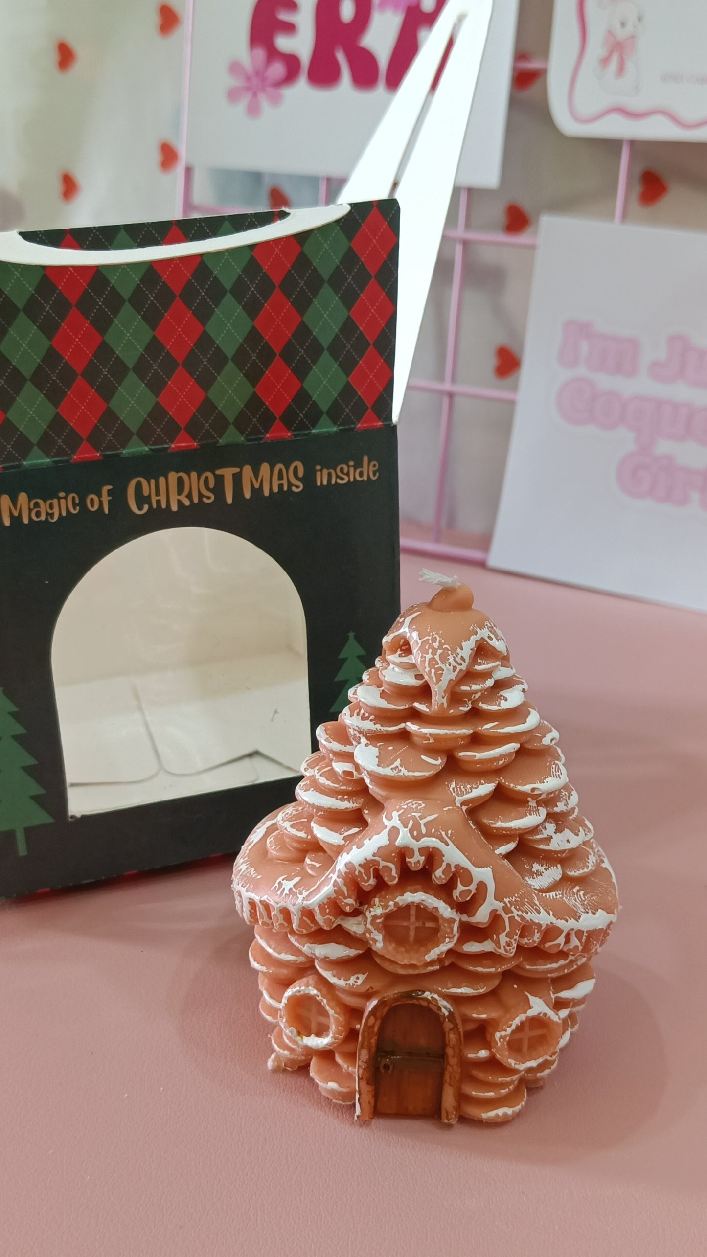 Christmas Home Pillar Candle