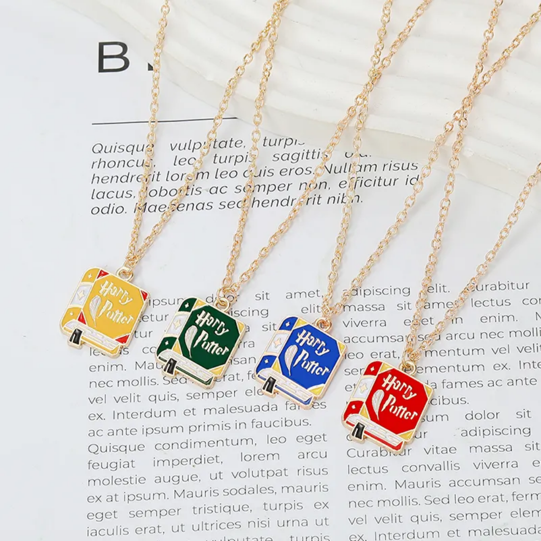 Harry Potter Enchanted Spellbook Pendant Necklace